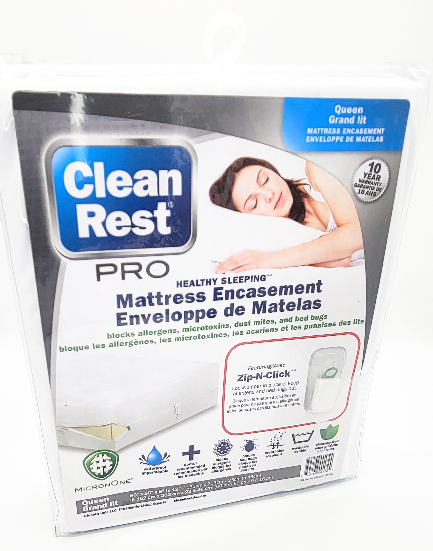 Enveloppe de matelas Queen-Grand lit